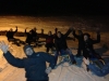 Dinner & Sledging on Thursday